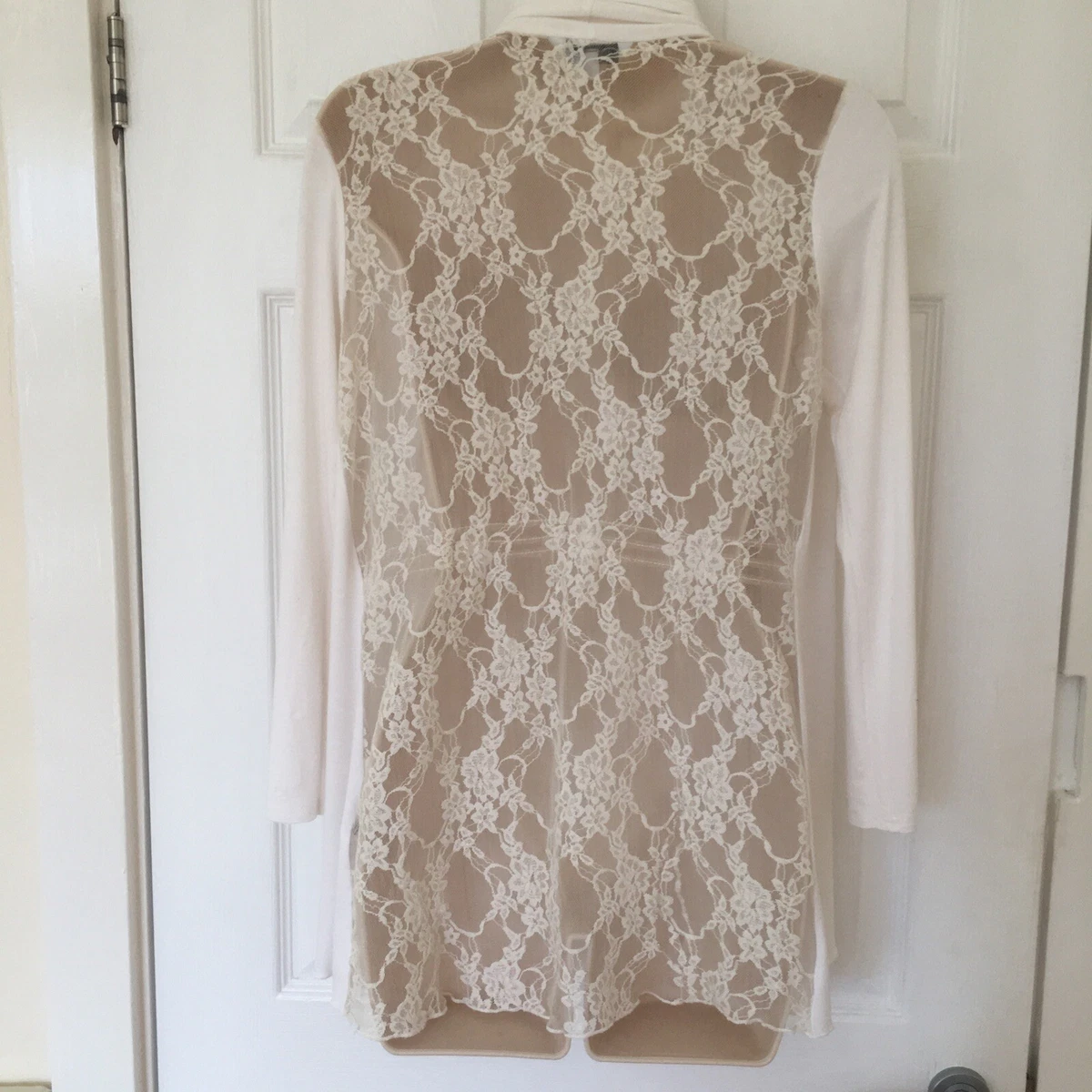 Lace back shop cardigan new look
