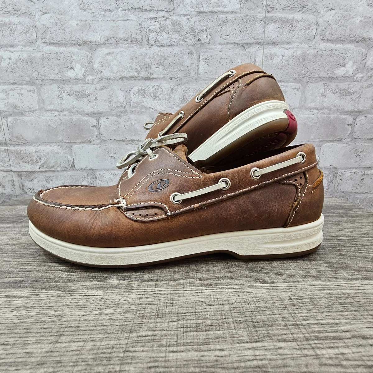 Dexter USA slip on boat shoes mens size 10 brown eBay