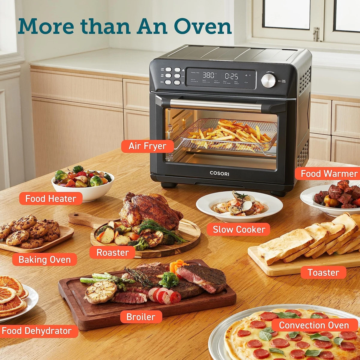 Cosori Smart 12-in-1 Air Fryer Toaster Oven