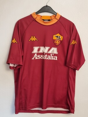 Maillot Maglia AS Roma 2000 - 2001 Gabriel Batistuta #18