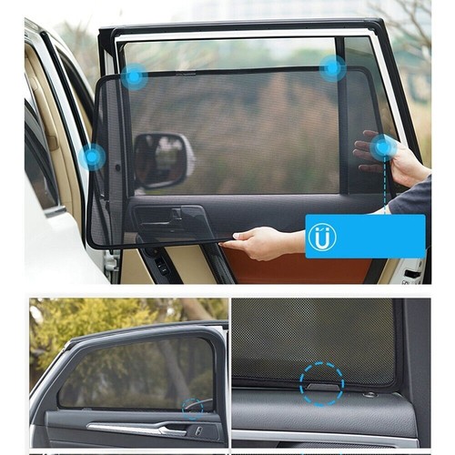 Side Window Sun Shade Visor Reversible Shield Curtain For BMW X5 E70 2007-2013 - Picture 11 of 15