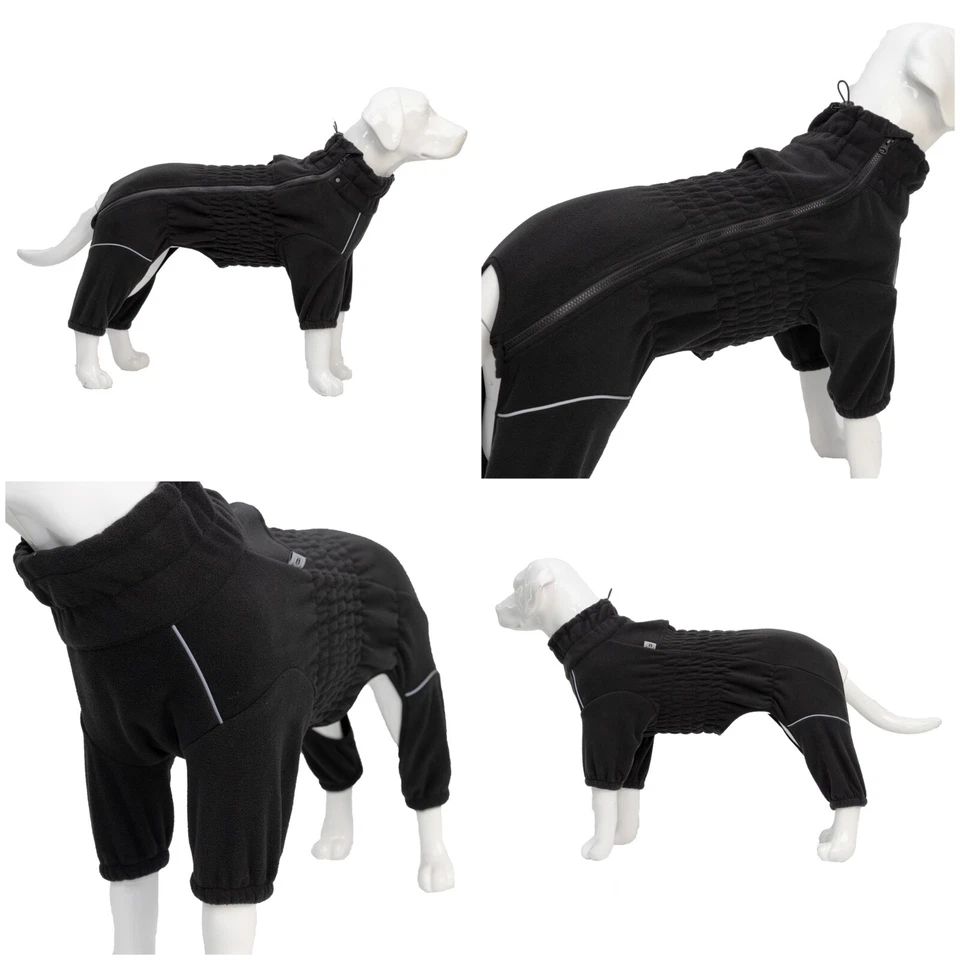 Warm Dog Coat, Windproof 4 Legged Dog Fleece Pajamas for Small Medium Large Dogs - Image 4 of 4