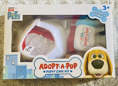 The Secret Life of PETS Adopt A Pup - Puppy Care Kit Toy Universal Studios NEW