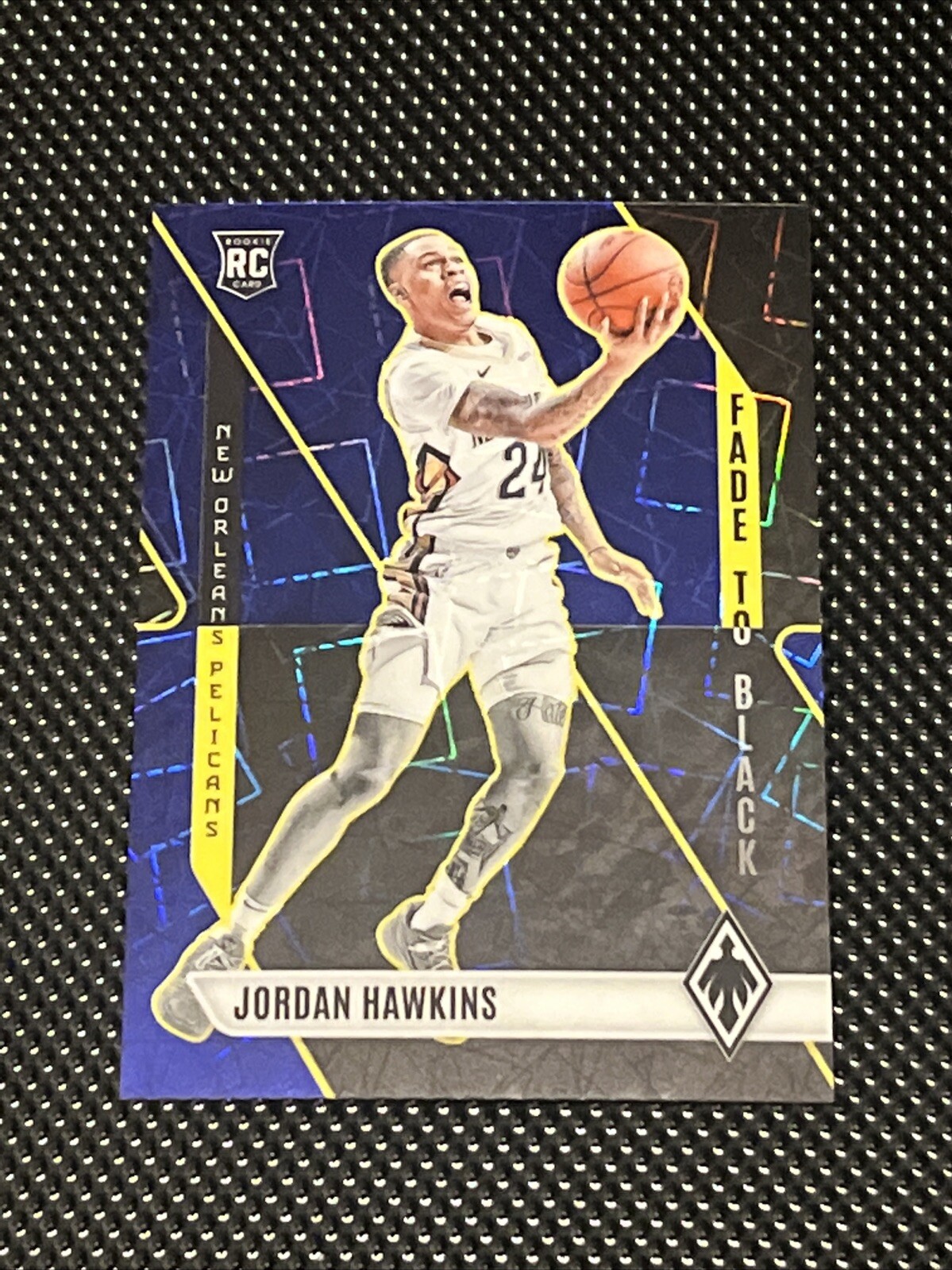 2023 Panini Phoenix - JORDAN HAWKINS #24 - Fade To Black - Blue Lazer 65/275 RC
