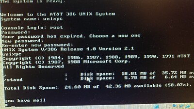 AT&T UNIX System V Release 4 Version 2.1 | eBay