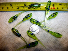 100-1 3/4"-CRAPPIE-PANFISH-STINGERS-MINNOWS-BAITS-LURES-GRUBS-JIGS-SCENT-FISHING