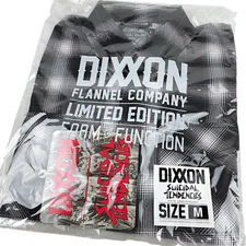 DIXXON Flannel x Suicidal Tendencies 40YR Men's Medium Plaid Snap Button Shirt
