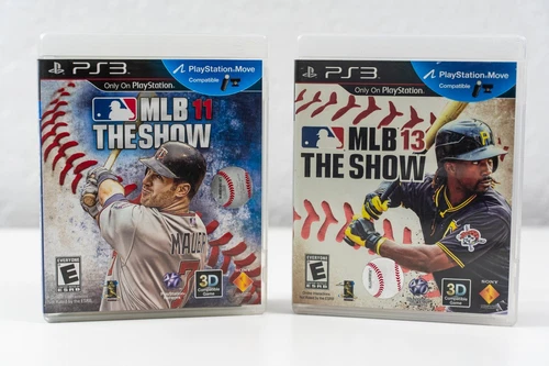 Lot of 2 MLB 11 & 13 The Show PS3 PlayStation 3 Both CIB & Very Clean - Untested