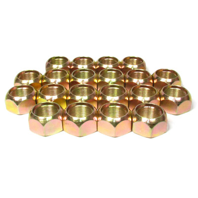 Fortpro 1-1/8''-16 THD - 1 1/2'' HEX Wheel Nuts Replaces E5977R - 10 Pack