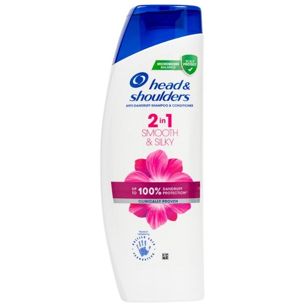 17,00€/L- 6X Head & Shoulders Shampoo+Conditioner - Smooth & Silky 2In1 - 400Ml-image