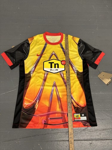 Nike Stadium Soccer Jersey Tuned Air Tailwind “What The” Tn Air Flames - Picture 7 of 11