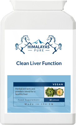 Himalayas Pure Clean Liver Function Liver support formula 60 Capsules, Pack of 1