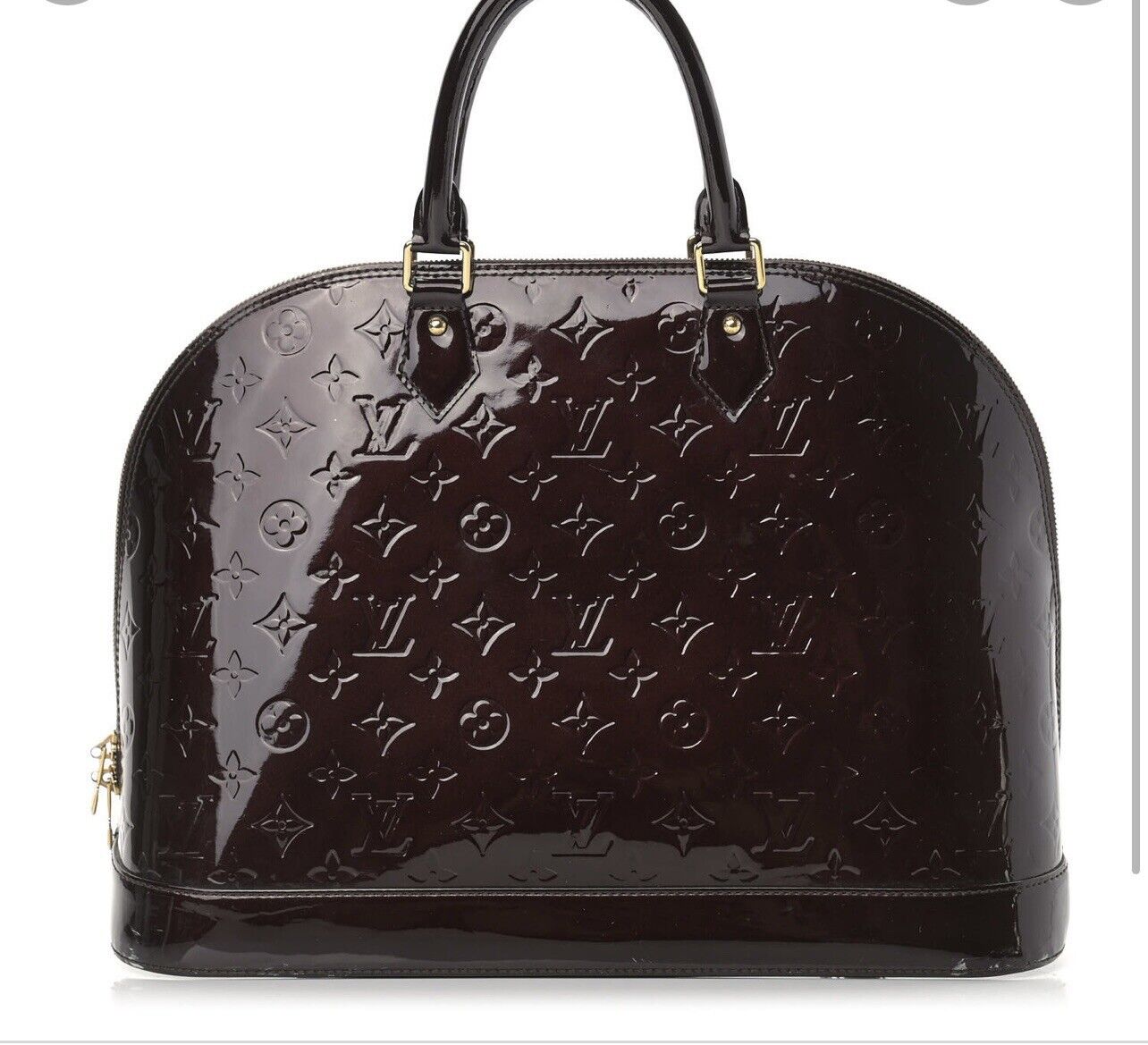 louis vuitton alma gm vernis