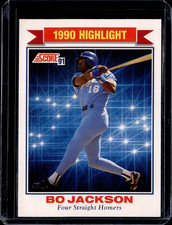 1991 Score #420 Bo Jackson Royals 