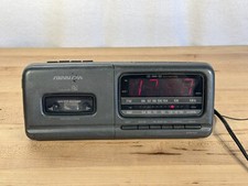 Vintage Soundesign Model 3845mcl BLK AM/FM /Cassette Player Alarm Clock Tested