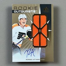 2022-23 SP Game Used RONNIE ATTARD Rookie Outbursts Auto Jersey - Flyers RC
