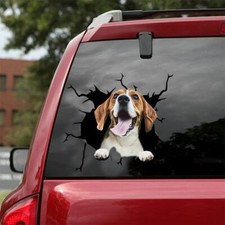 Sale Funny Beagle decal,Vinyl decal,car decoration,animal,decal dogs Lover