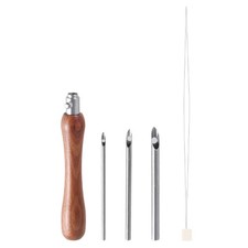 Punching Needle Embroidery Set with 3 Needle Head and Threader for Embroidery