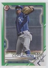 2021 Bowman Draft Green 63/99 Erick Pena #BD-178 s7f
