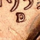 1955-D/D Lincoln Wheat Penny Cent RPM FS-503 BU Uncirculated RED