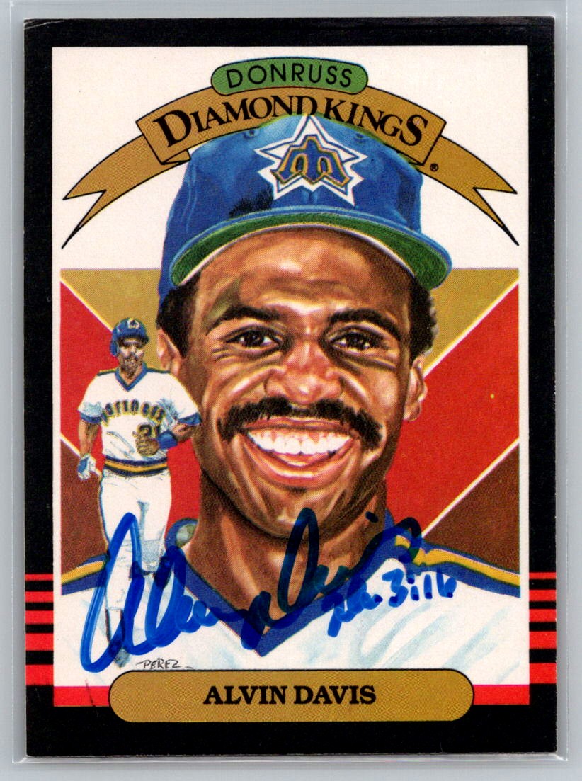 Alvin Davis 1985 Donruss Signed Auto Seattle Mariners #18