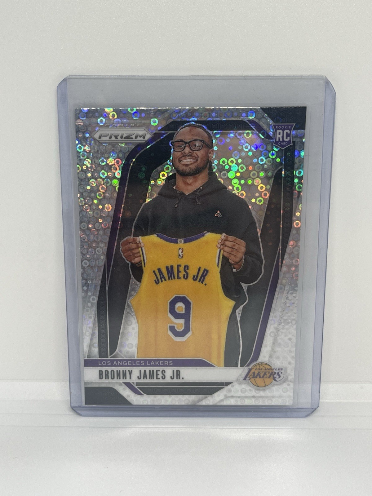 2024-25 Panini Prizm Rookie Variation Fast Break Prizm Bronny James Jr #243