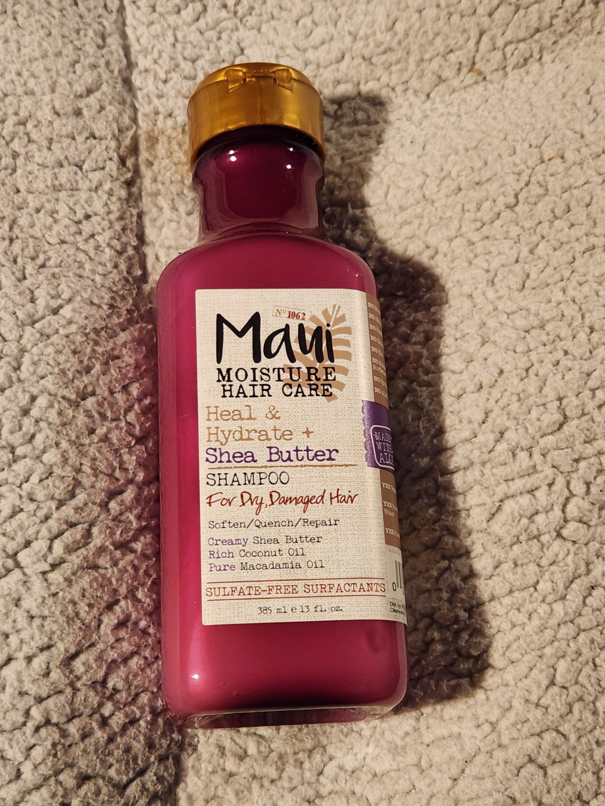 Maui Moisture Hydrating Shea Butter Shampoo for Dry Damaged Hair Repair 1062