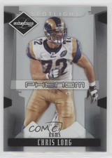 2008 Leaf Limited Phenoms Spotlight Silver 98/99 Chris Long #217 u0u