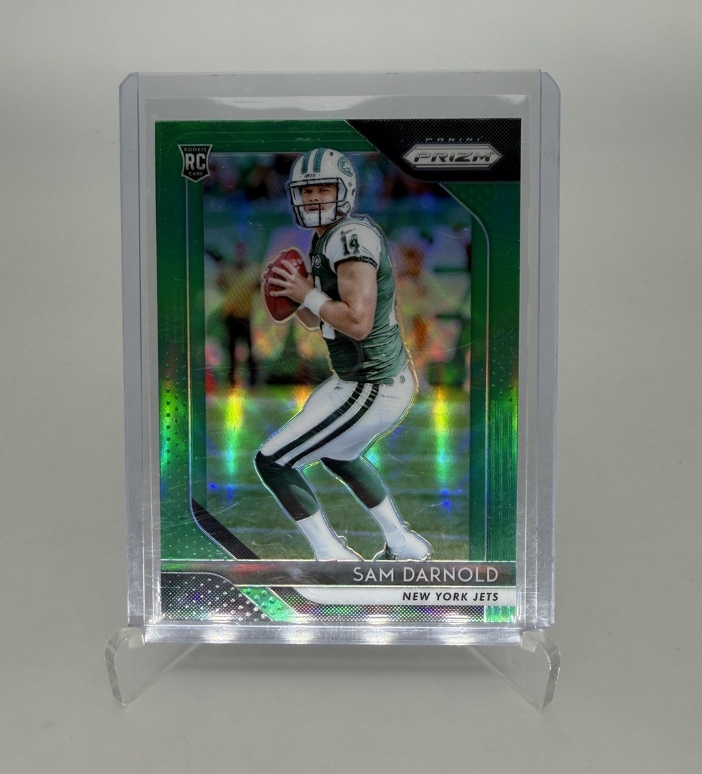 2018 Panini Prizm Rookie Green Prizm Sam Darnold #203 Rookie RC