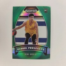 2020-21 Panini Prizm Draft Deni Avdija Global Prospects Green Rookie RC #100 Wiz