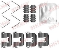 Quick Brake 109-0165 ZubehöRkit, Scheibenbremsbelag FüR Hyundai, Kia