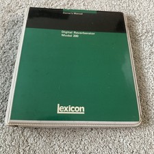LEXICON Model 200 Reverbator Bedienungsanleit...