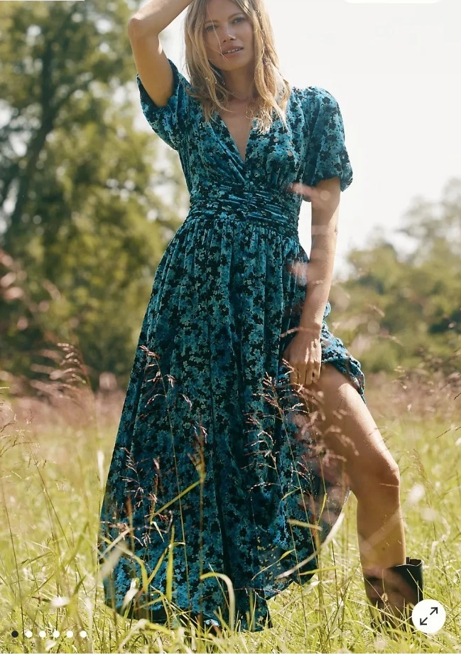sachin and babi light blue dress Velvet Empire Waist Dress Crushed Velvet Empire Waist Dress Anthropologie  Velvet Empire Waist Midi Dress In