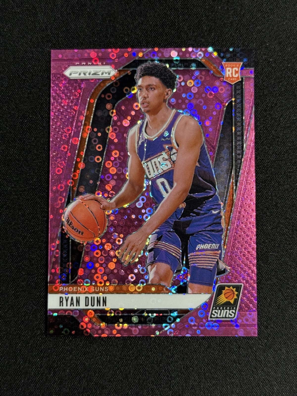 2024-25 Panini Prizm - Ryan Dunn #258 Pink Fast Break Prizm /50 (RC)
