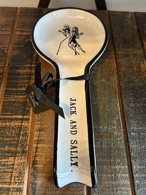 Rae Dunn Nightmare Before Christmas JACK AND SALLY Spoon Rest NEW 