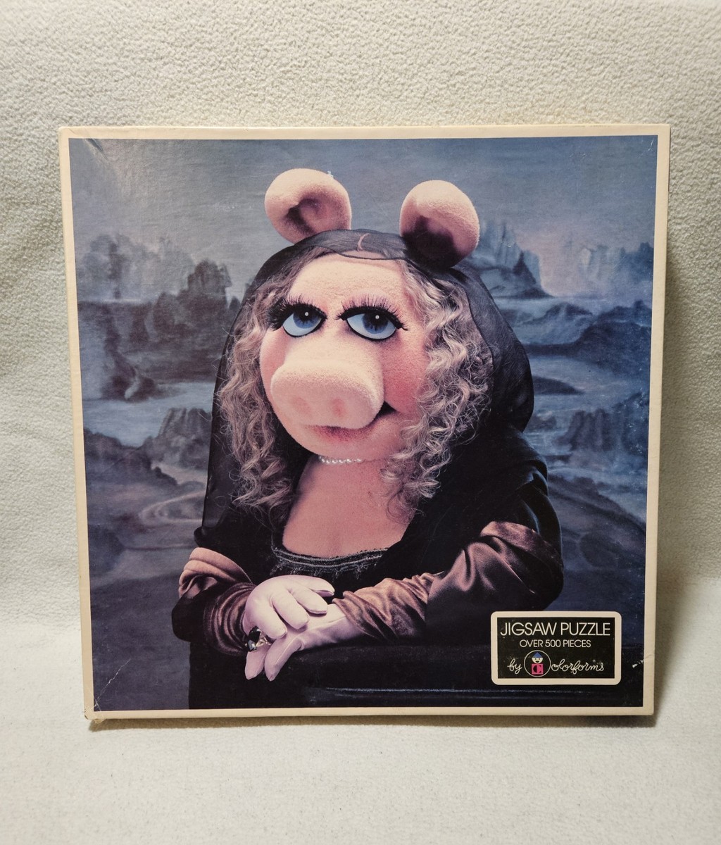 1986 Kermitage Collection Mona Pigga 500+ Piece Puzzle Muppets