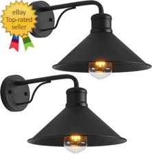 2 Pack Outdoor Wall Lights Wall Mount for House 