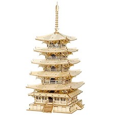 ROBOTIME Three -dimensional puzzle wooden puzzle 3D puzzle work Kit DIY craft
