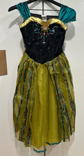 Disney Frozen Anna Coronation Dress Costume Girls 7-8 Disguise Princess