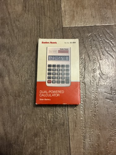 RADIO SHACK  EC-445 Solar-Battery Calculator - Picture 4 of 7