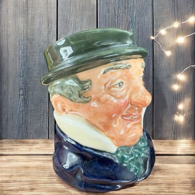Royal Doulton Captain Cuttle Toby Jug Creamer Fine Porcelain Small Pitcher VTG