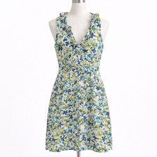 London Times Floral Sleeveless Floral Side Zip 100% cotton size 10