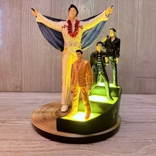 The Bradford Exchange Elvis Presley Evolution Of An American Icon Sculpture rare