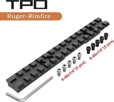 Ruger American Rifle Rimfire Scope Base with Picatinny Rail Mount