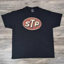 Retro STP Classic Oil Company Classic T-Shirt Size XXL 2XL Black Energizer Auto