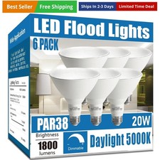 Par38 led Flood Lights Outdoor Light Bulb,Dimmable 1800LM,20W Replace up to 2...