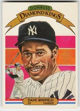 1982 Donruss #18 Dave Winfield BASEBALL New York Yankees