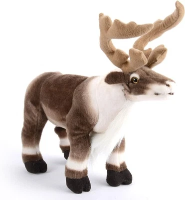 SOUTH EASTERN HORTICULTURAL Standing Reindeer Christmas Figure Decoration 40cm Soft Toy
