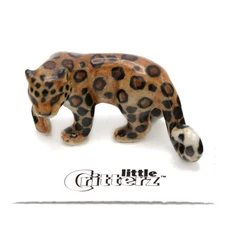 Little Critterz Leopard - Amur Leopard "Siberia" - Miniature Porcelain Figurine