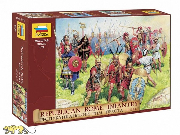 Zvezdzda 8034 Repub. RöMische Infanterie (3.–2. Jahrhundert V. Chr.) - 1:72-image